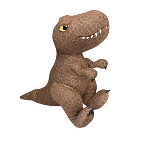 Jurassic World T-Rex Dinosaur Stuffed Plush Toy 11" Brown Universal Studios